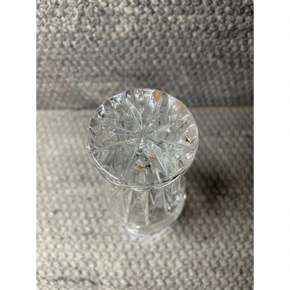 Vintage Gorham Hand Cut Crystal Vase Made in Poland 6.75